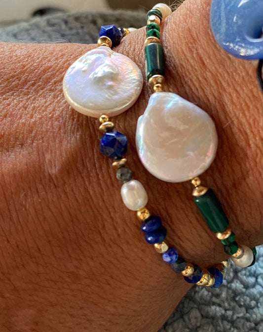 Bracelet DOLCEZZA Bleu - Lapis Lazuli - MTFORJEL