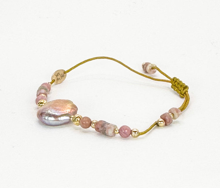 Bracelet DOLCEZZA LIA Rose - Rhodonite - MTFORJEL
