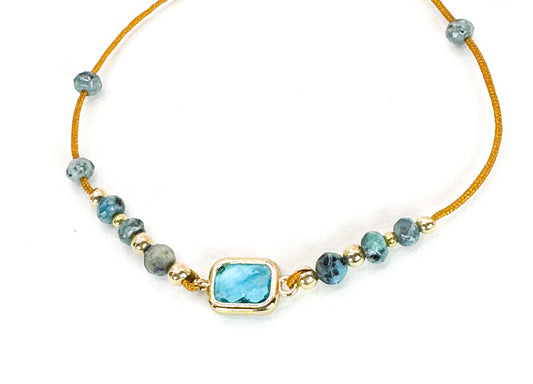 Bracelet ACQUA RETA Bleu ciel - MTFORJEL