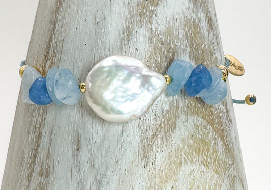 Bracelet DOLCEZZA LIA Bleu clair - Aigue marine - MTFORJEL