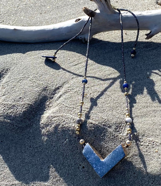 Collier VITTORIA Bleu - MTFORJEL