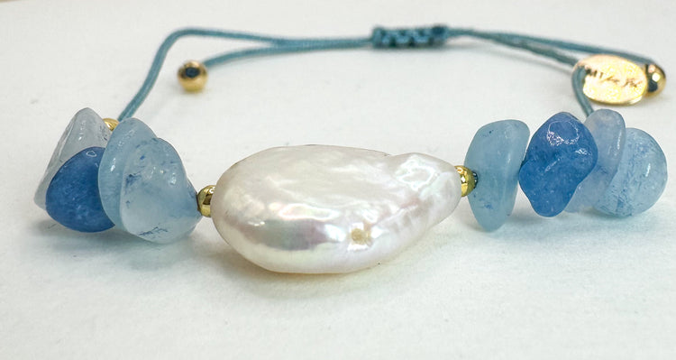 Bracelet DOLCEZZA LIA Bleu clair - Aigue marine - MTFORJEL