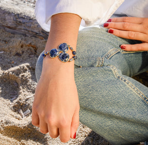 Bracelet FORTUNA DUO Bleu - Sodalite - MTFORJEL