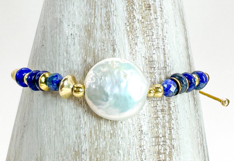 Bracelet DOLCEZZA LIA Bleu foncé - Lapis lazuli - MTFORJEL