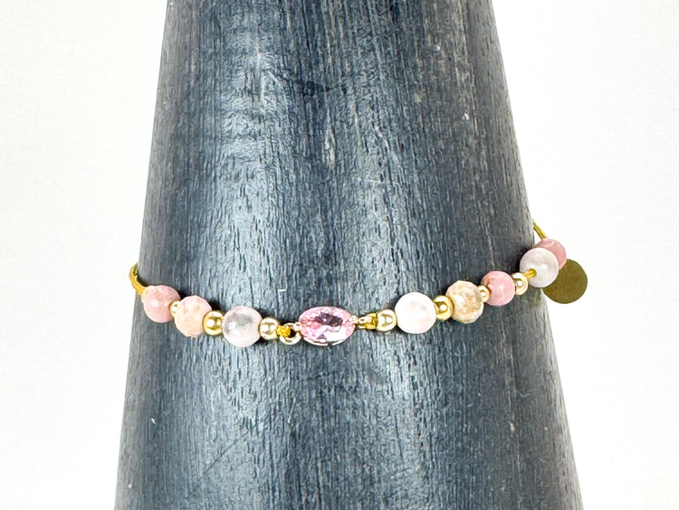 Bracelet ACQUA MINI n°1 Rose pâle - MTFORJEL