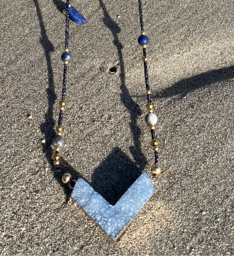 Collier VITTORIA Bleu - MTFORJEL