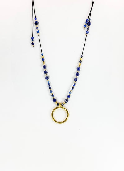 Collier INFINITA Bleu - Lapis Lazuli - MTFORJEL