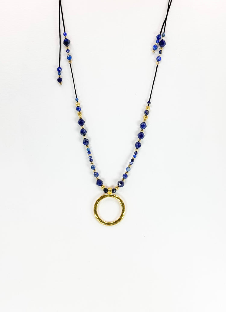 Collier INFINITA Bleu - Lapis Lazuli - MTFORJEL