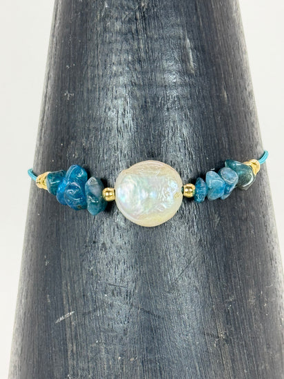 Bracelet DOLCEZZA LIA Bleu vibrant - Apatite - MTFORJEL