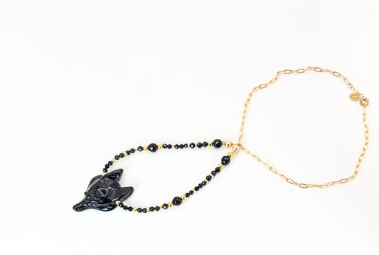 Collier ANIMALUPA Noir - Obsidienne - MTFORJEL