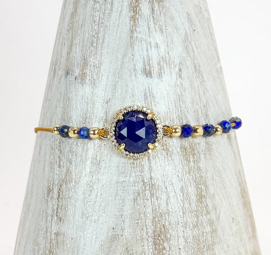 Bracelet PAVIMENTA n°1 Bleu - Lapis Lazuli - MTFORJEL