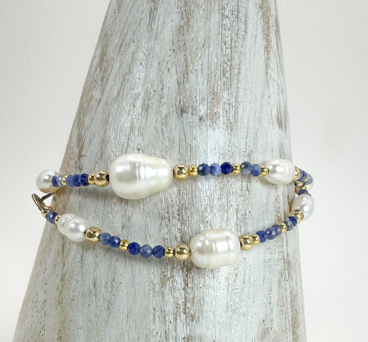 Bracelet FINEZZA LIA Bleu - Lapis Lazuli - MTFORJEL