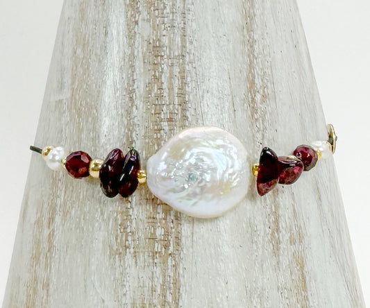 Bracelet DOLCEZZA LIA Bordeaux - Grenat - MTFORJEL