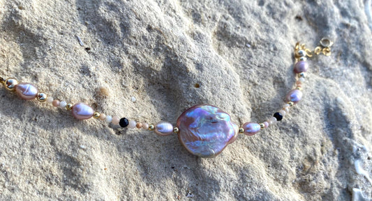 Bracelet DOLCEZZA Rose - Pierre de Soleil - MTFORJEL