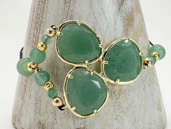 Bracelet FORTUNA DUO Vert - Jade - MTFORJEL