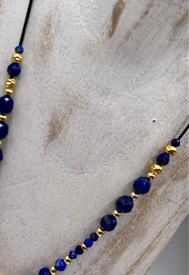 Collier INFINITA Bleu - Lapis Lazuli - MTFORJEL