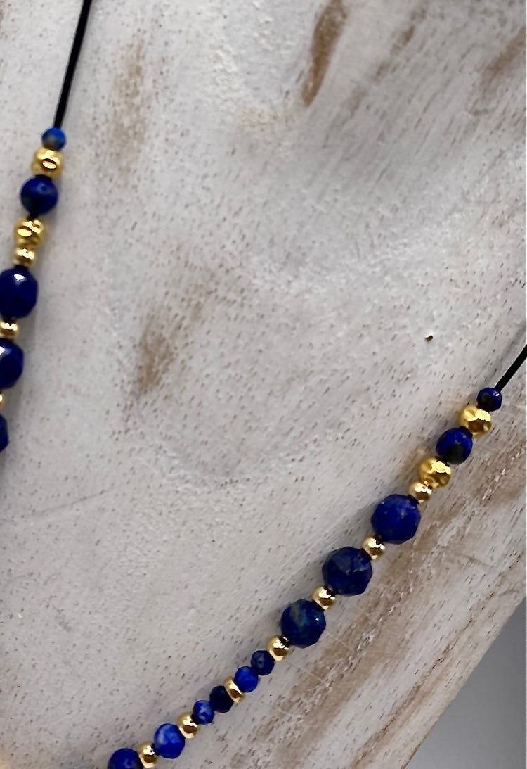 Collier INFINITA Bleu - Lapis Lazuli - MTFORJEL