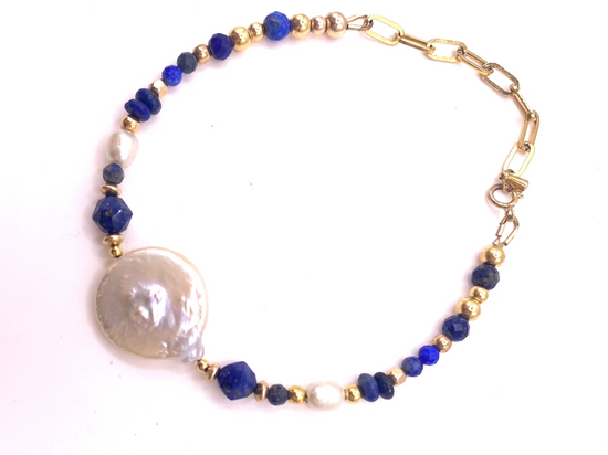 Bracelet DOLCEZZA Bleu - Lapis Lazuli - MTFORJEL