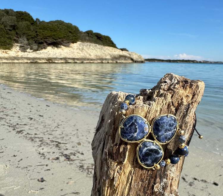 Bracelet FORTUNA DUO Bleu - Sodalite - MTFORJEL