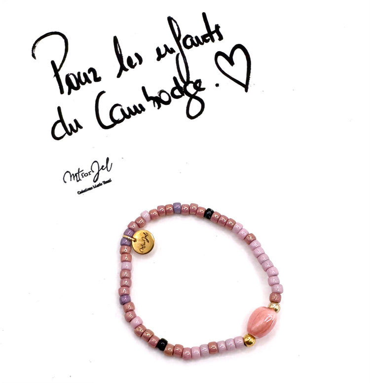 Bracelet HUMANI | mini core rose