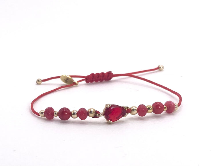 Bracelet ACQUA LARMA n°1 Rouge - MTFORJEL