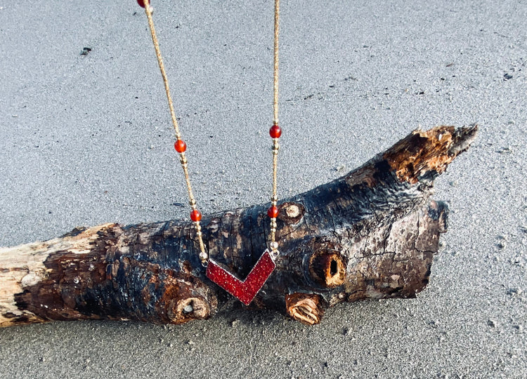 Collier VITTORIA Rouge - MTFORJEL