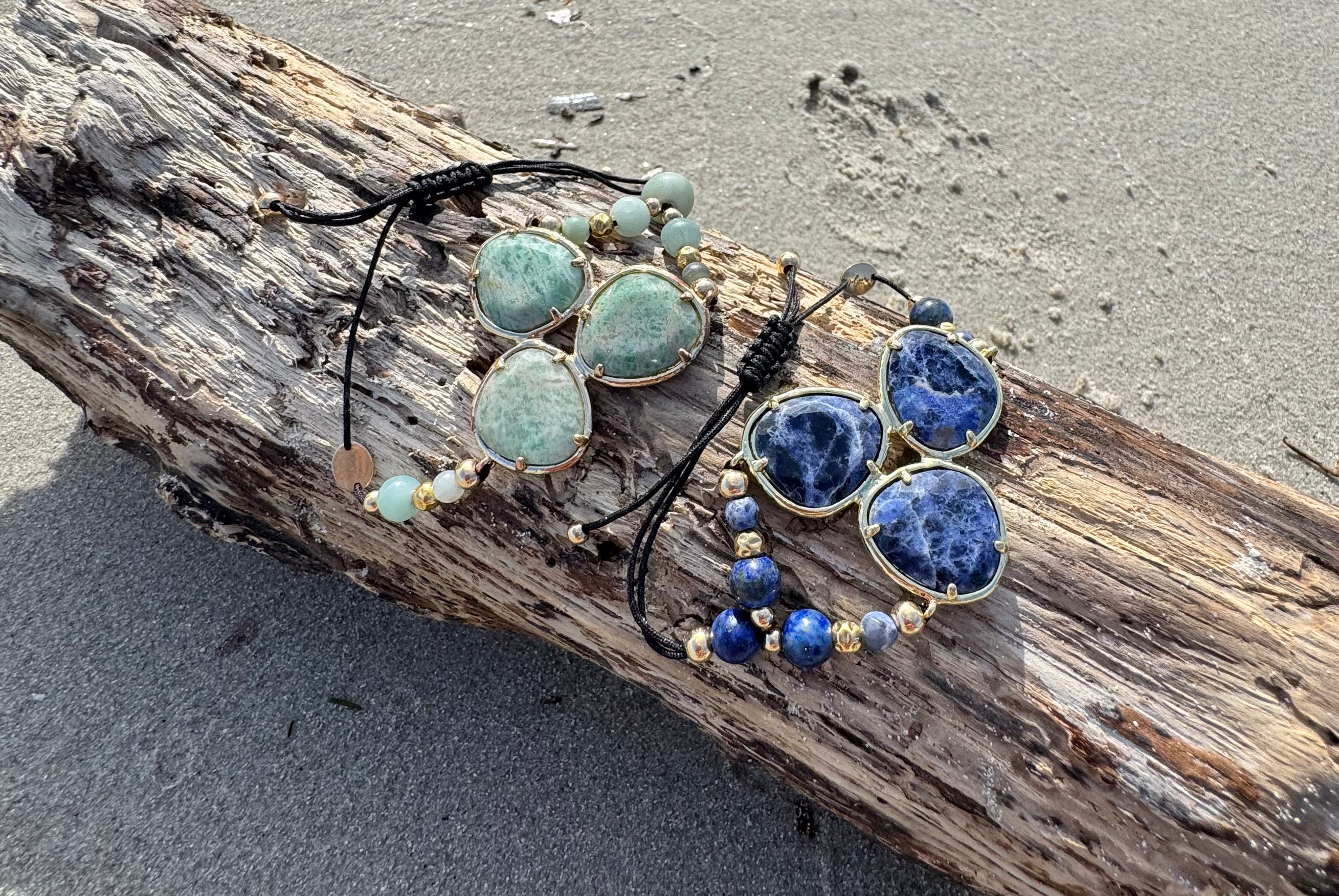 Bracelet FORTUNA DUO Bleu - Sodalite - MTFORJEL