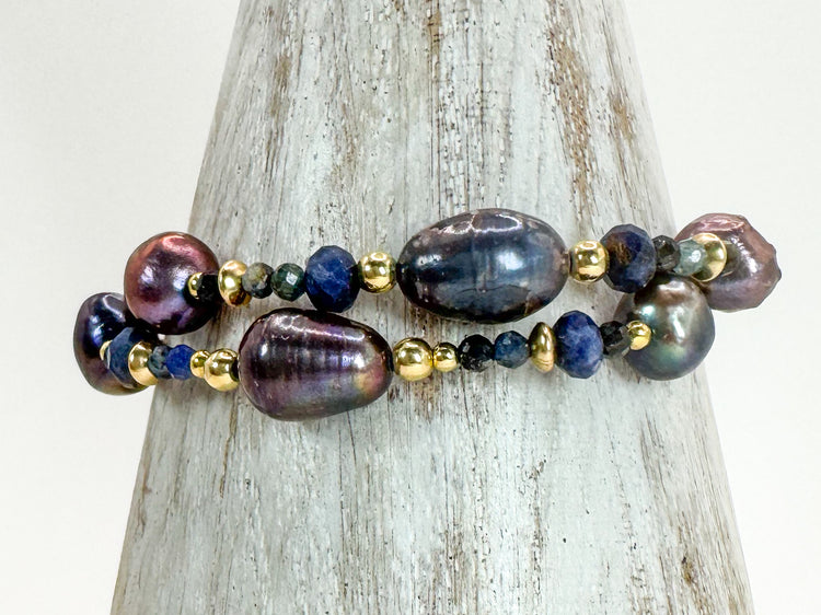 Bracelet FINEZZA LIA Bleu gris - Saphir - MTFORJEL