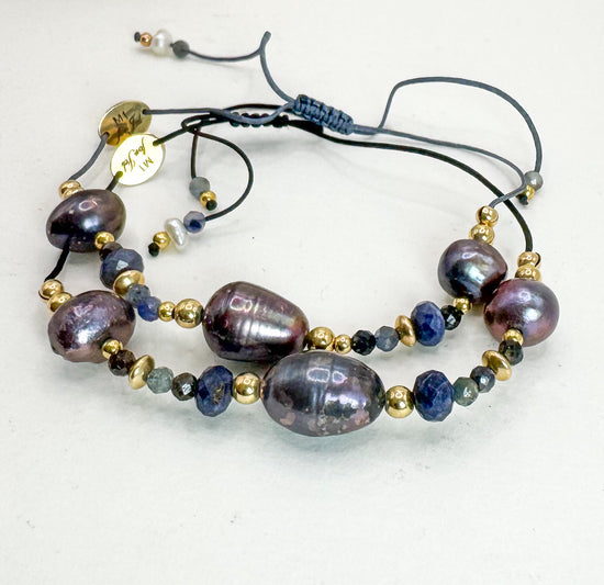 Bracelet FINEZZA LIA Bleu gris - Saphir - MTFORJEL