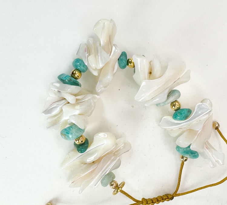 Bracelet LILI CUNCHI n°1 Vert pâle - Amazonite - MTFORJEL