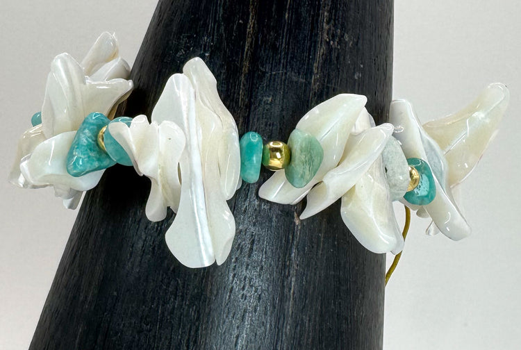 Bracelet LILI CUNCHI n°1 Vert pâle - Amazonite - MTFORJEL