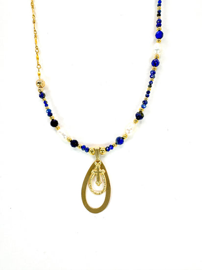 Collier FERVORE n°4  | Lapis lazuli - MTFORJEL