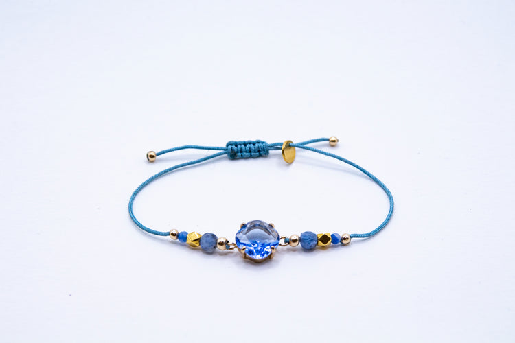 Bracelet ACQUA PAVI n°1  Bleu clair - Tanzanite - MTFORJEL