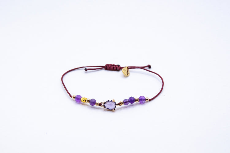Bracelet ACQUA LARMA n°1 Violet - MTFORJEL