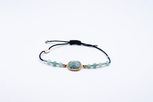 Bracelet PAVIMENTA n°2 Vert clair - Amazonite - MTFORJEL