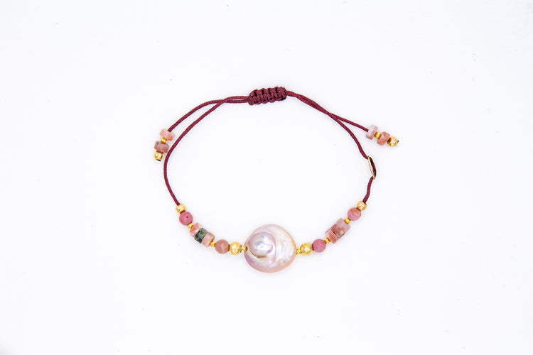 Bracelet DOLCEZZA LIA Rose - Rhodonite - MTFORJEL